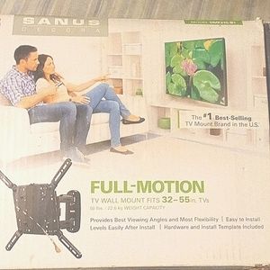 Full motion TV wall mount